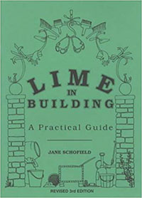 Cover of lime in building